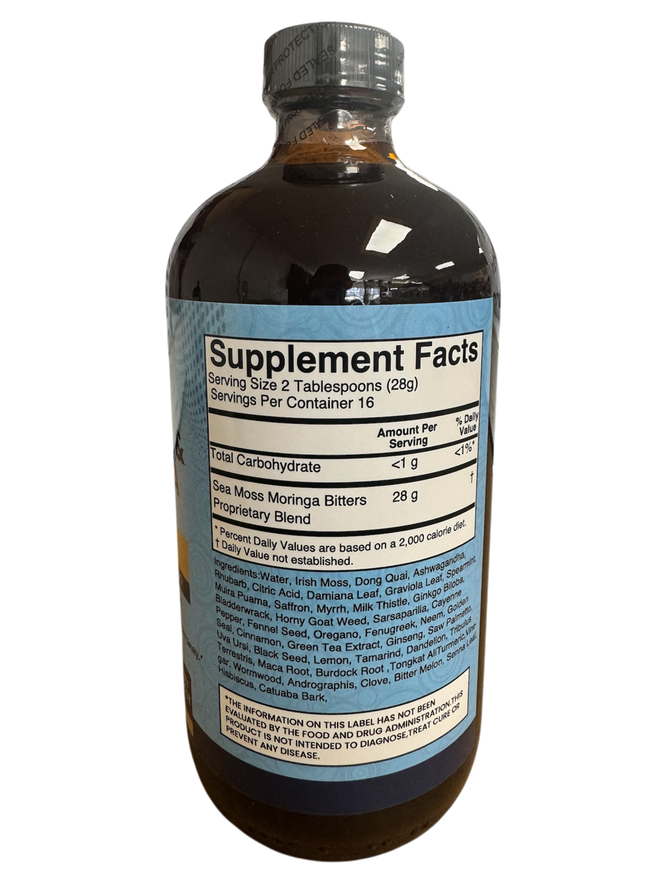 Sea Moss with Moringa Living Bitter Detox