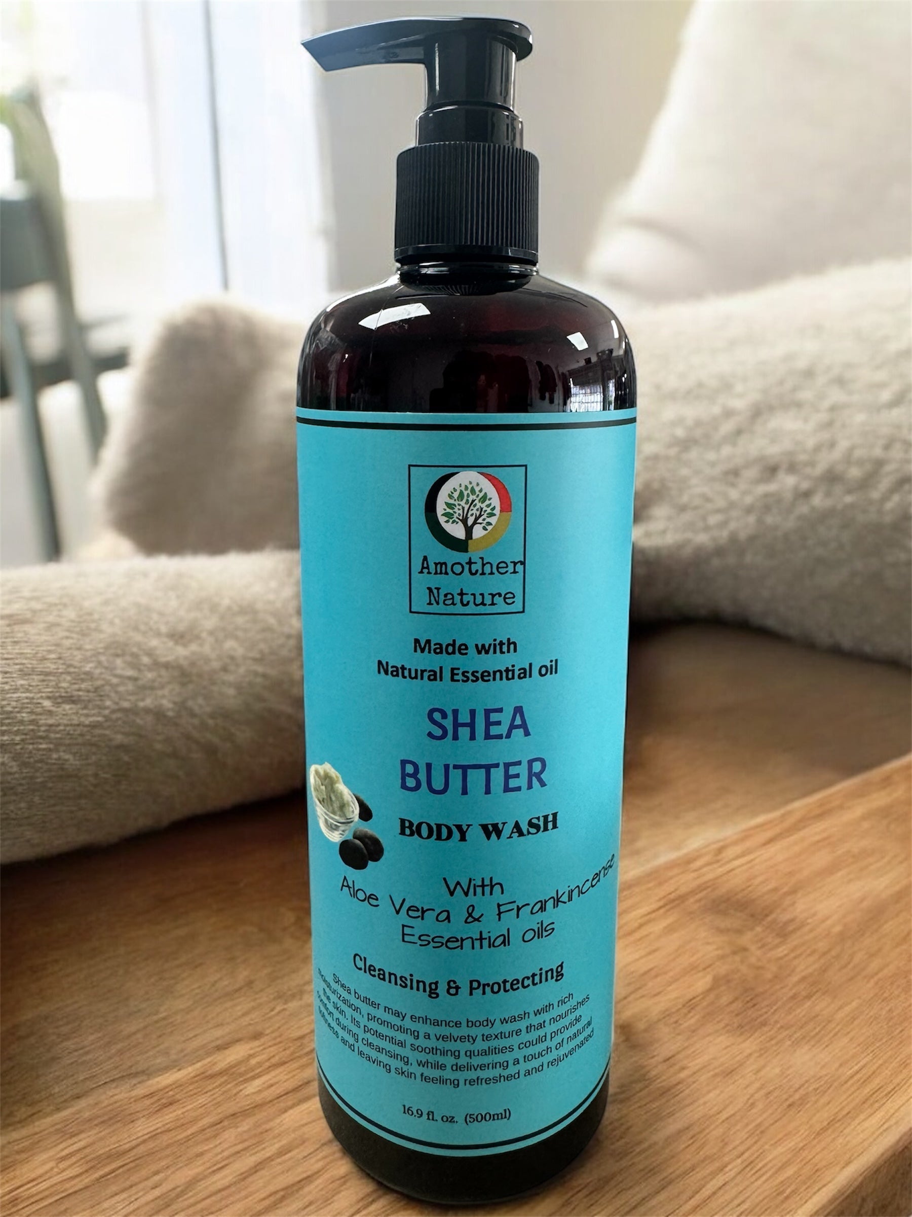 Shea Butter -Body Wash Infuse with Aloe Vera & Frankincense Essential oil
