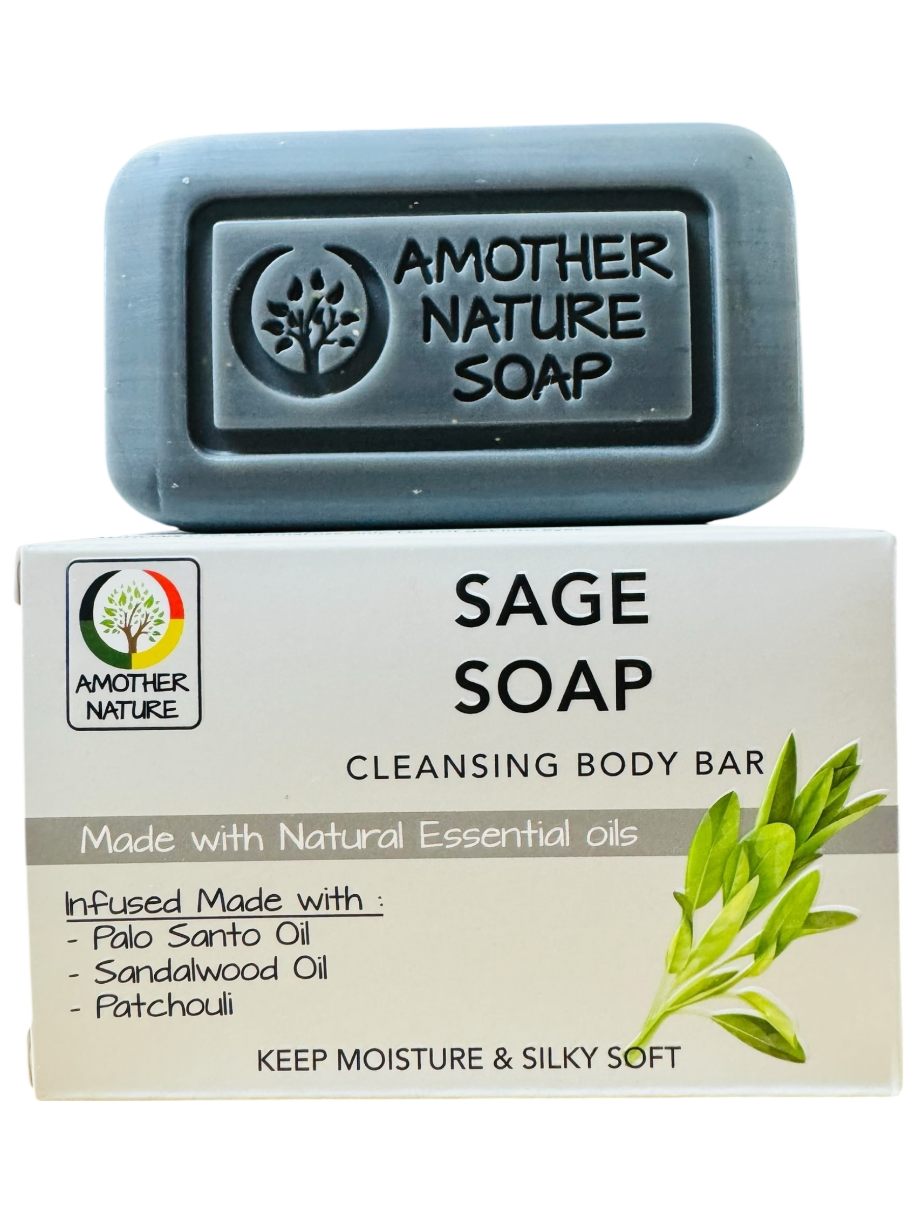 Sage Soap -Cleansing Body Bar -(2 Pieces)