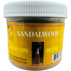 Sandalwood Cone Incense - Fresh Hand Made