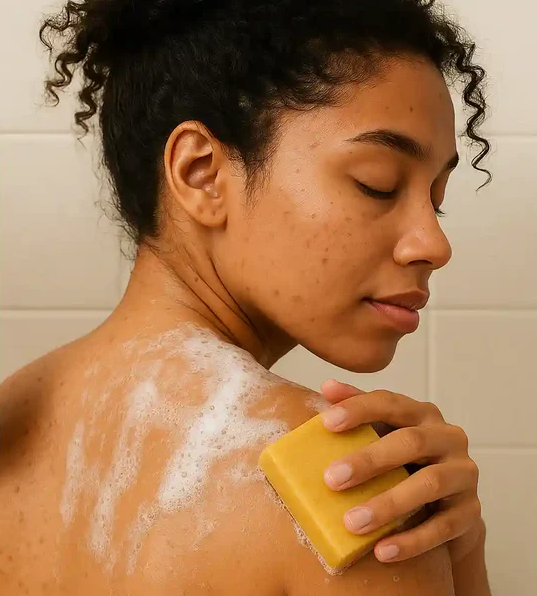 Jamaican Black Castor Oil Soap -Deep Cleansing Body Bar -(2 Pieces)