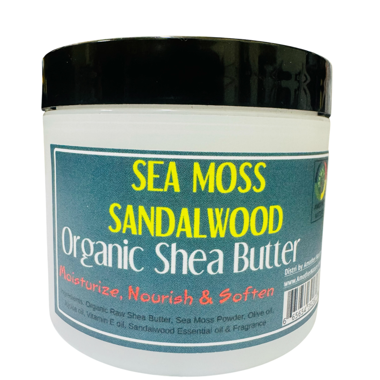 Sea Moss & Sandalwood -Organic Shea Butter Whipped