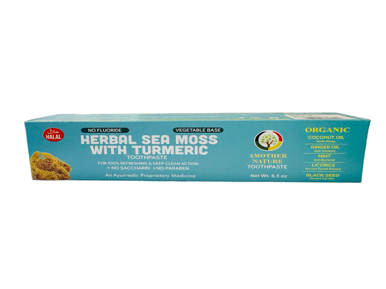 Herbal Sea Moss & Turmeric Toothpaste
