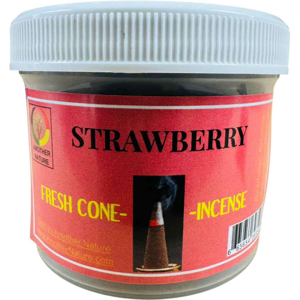 Strawberrry Cone Incense - Fresh Hand Made