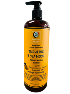 Turmeric & Sea Moss -Body Lotion Infuse with Ginger Essential Oil
