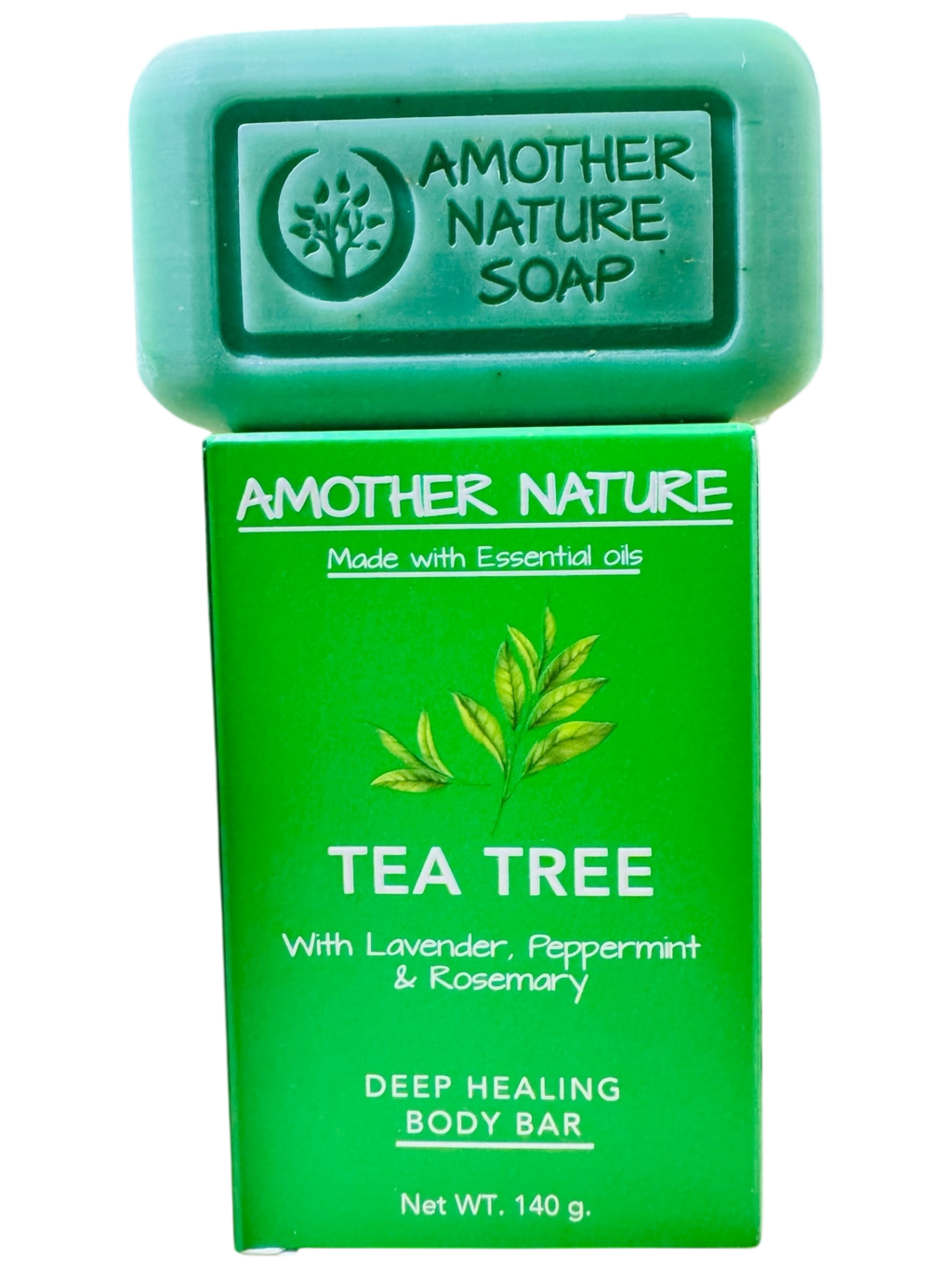 Tea Tree Soap -Deep Healing Body Bar -(2 Pieces)