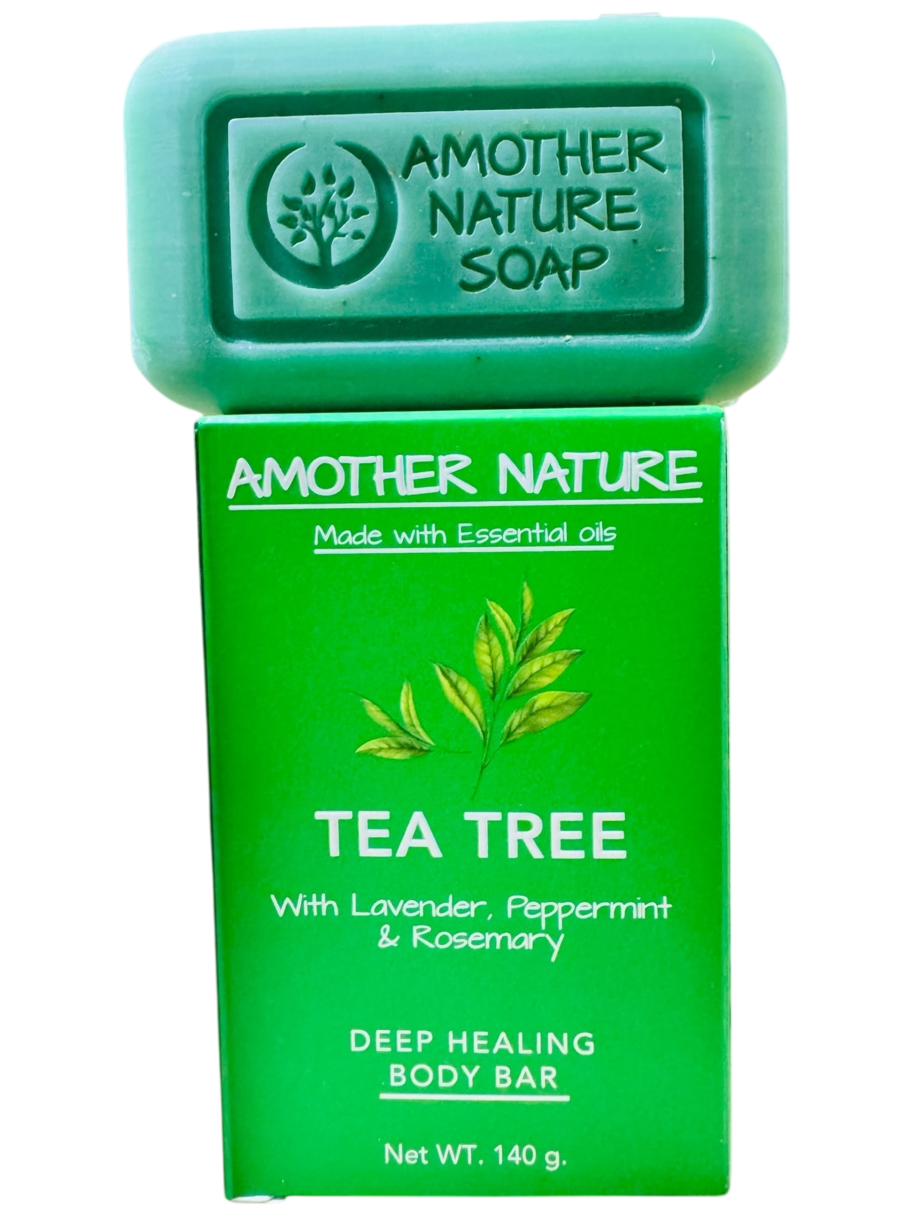 Tea Tree Soap -Deep Healing Body Bar -(2 Pieces)