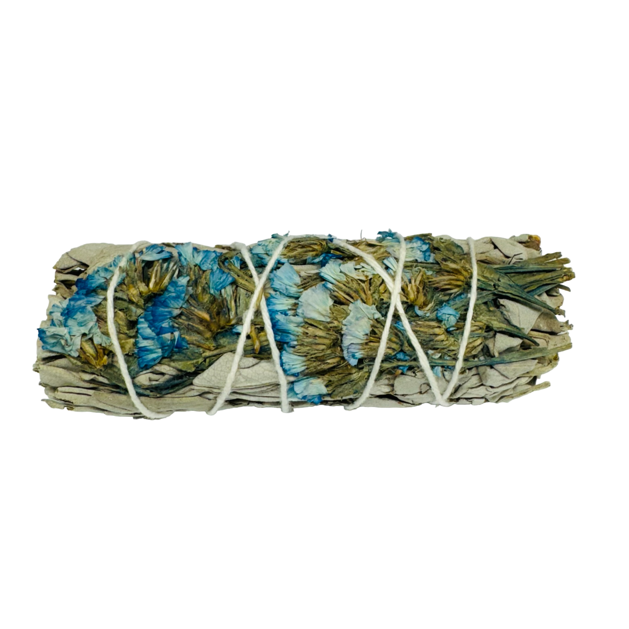 Turquoise White Sage Smudge -(2 Pieces)