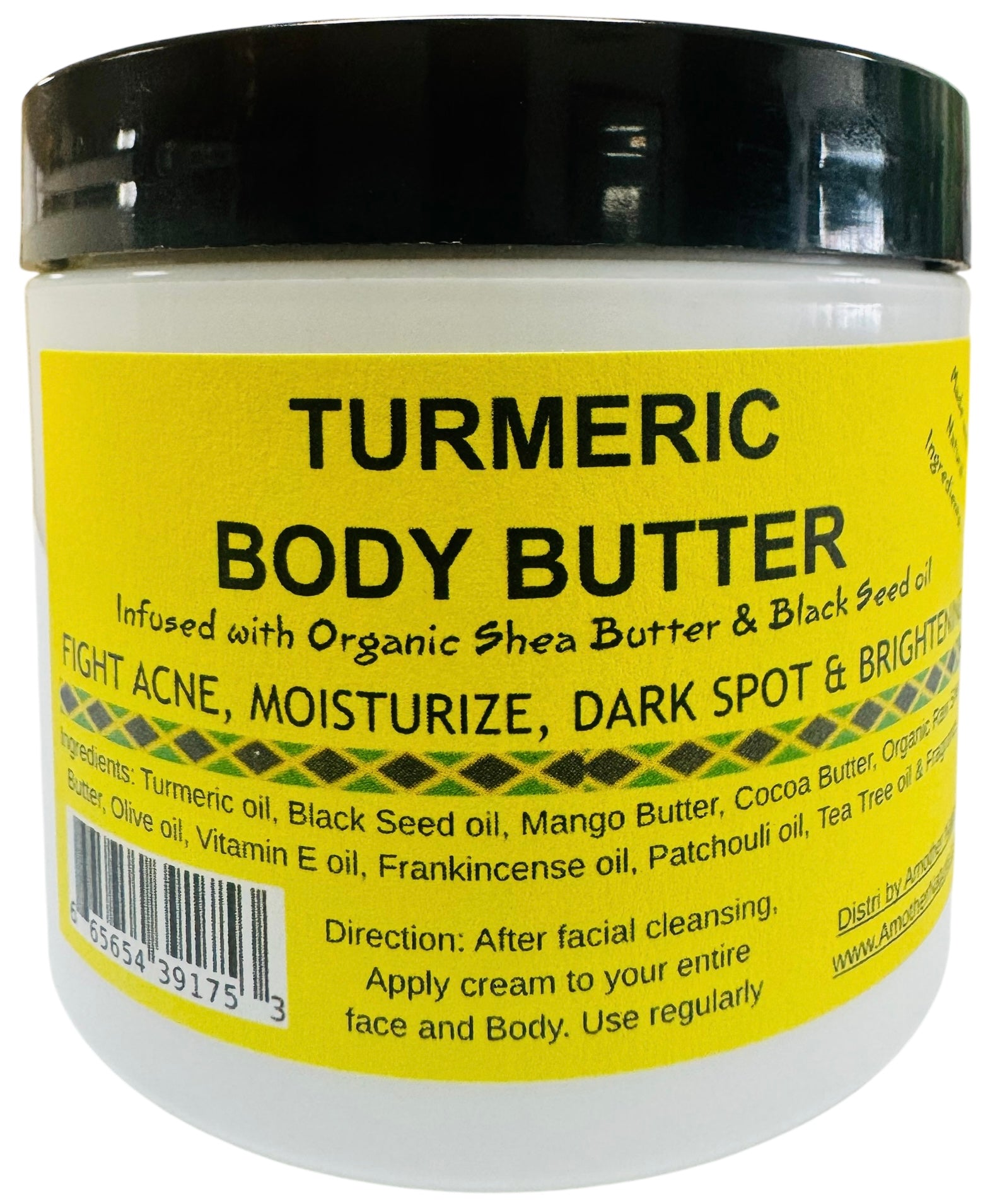 Turmeric Body Butter Infuse with Organic Shea Butter & Black Seed oil