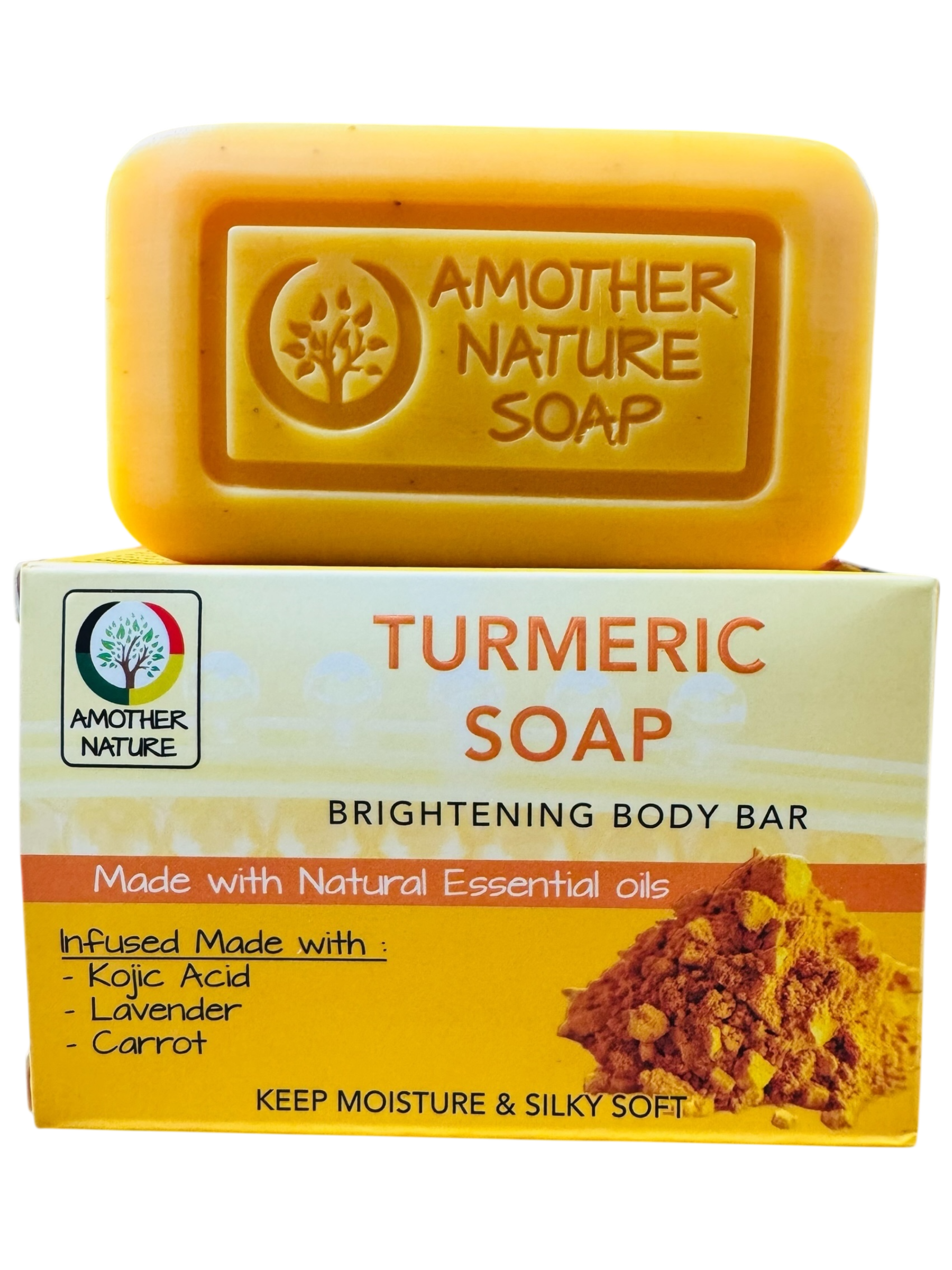 Turmeric Soap -Brightening Body Bar -(2 Pieces)