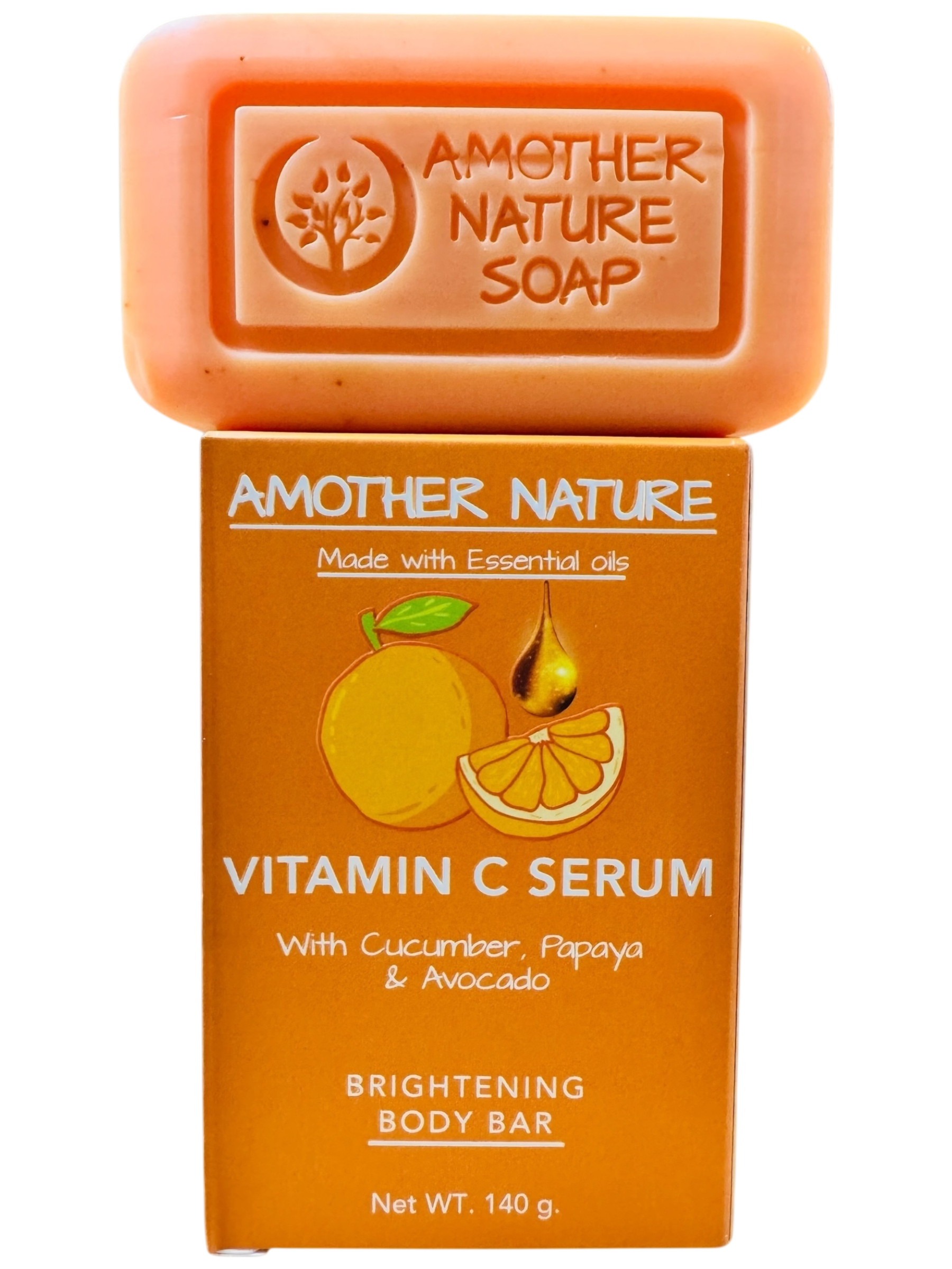 Vitamin C Serum Soap -Brightening Body Bar -(2 Pieces)
