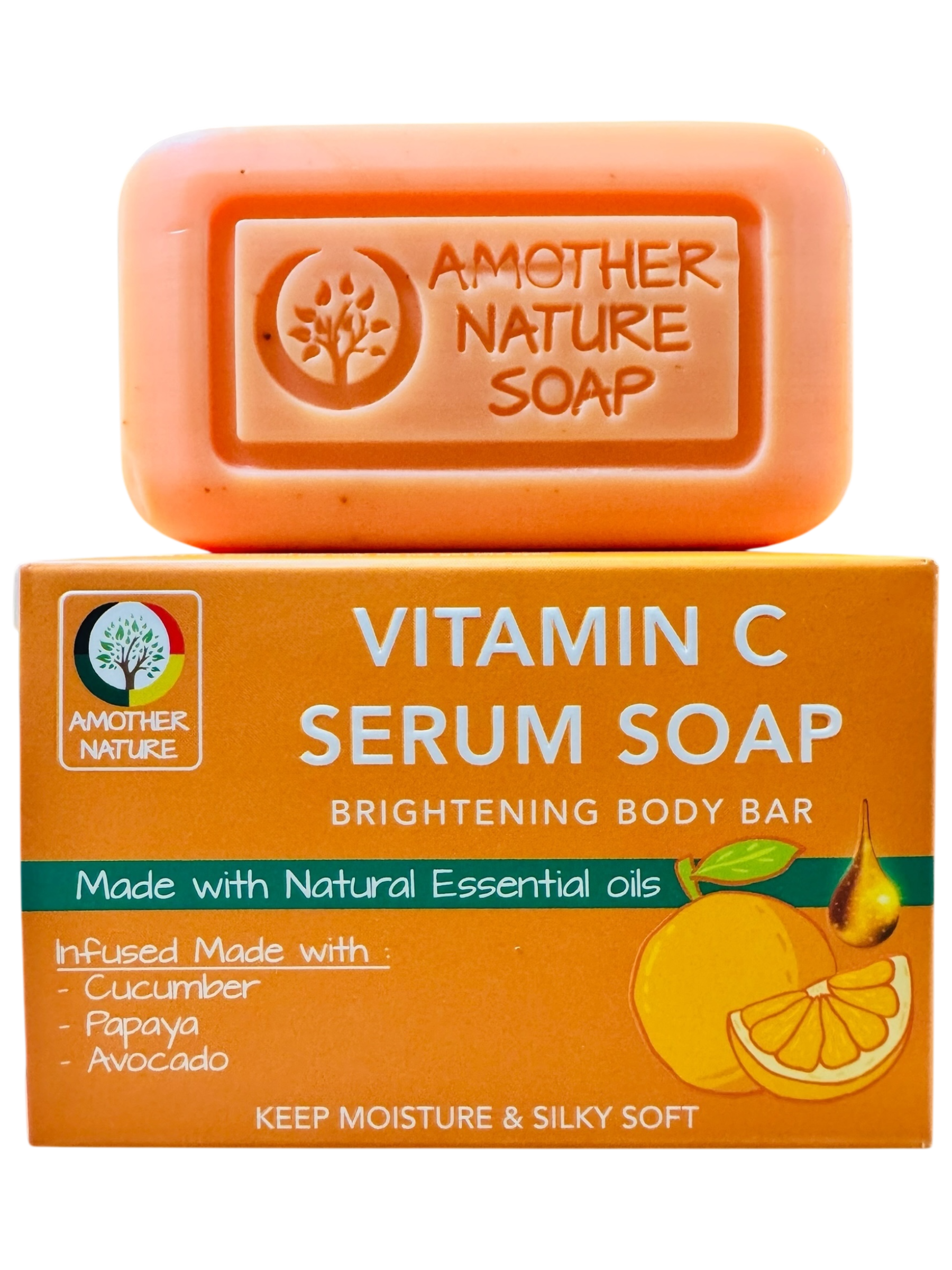 Vitamin C Serum Soap -Brightening Body Bar -(2 Pieces)