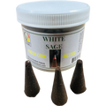 White Sage Cone Incense - Fresh Hand Made