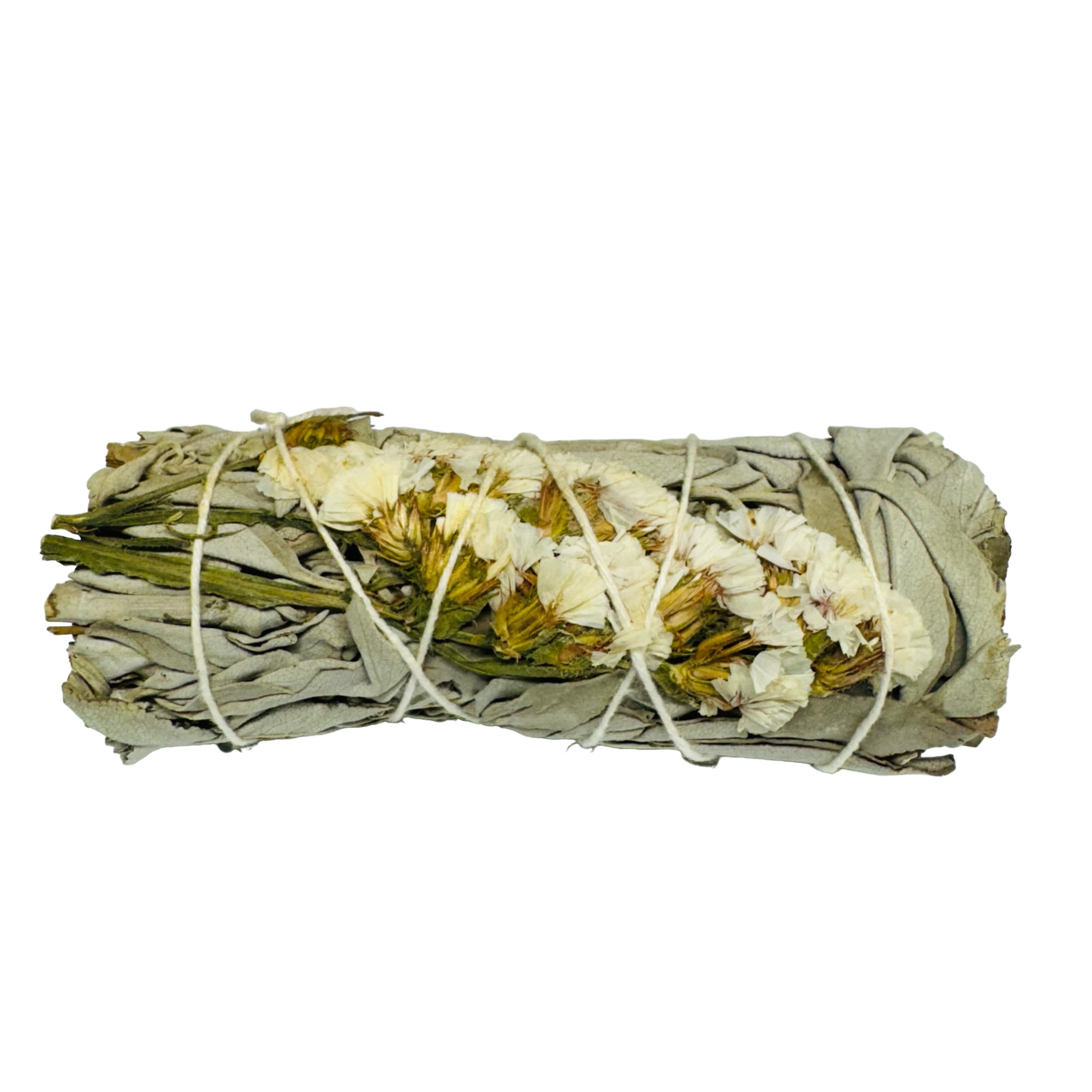 White Sinuata White Sage Smudge -(2 Pieces)