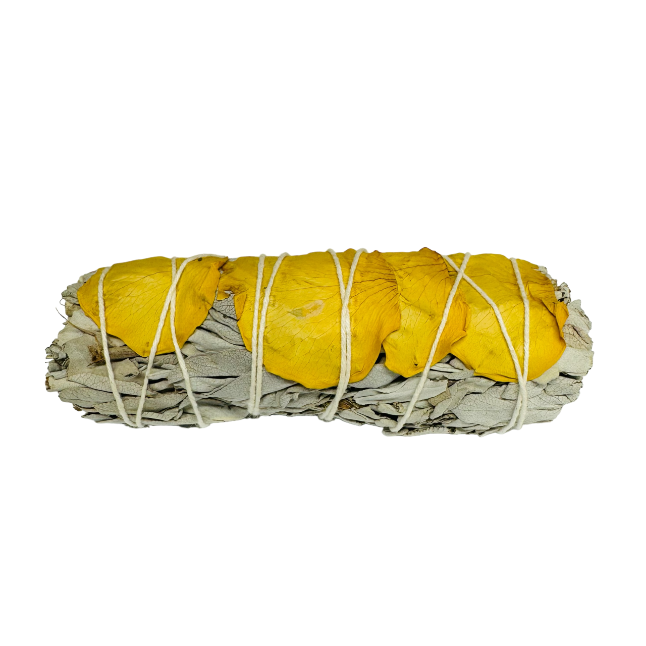 Yellow Petal White Sage Smudge -(2 Pieces)