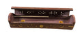 Traditional Incense Burner Coffin Box (Sun Moon Star Brown Color)